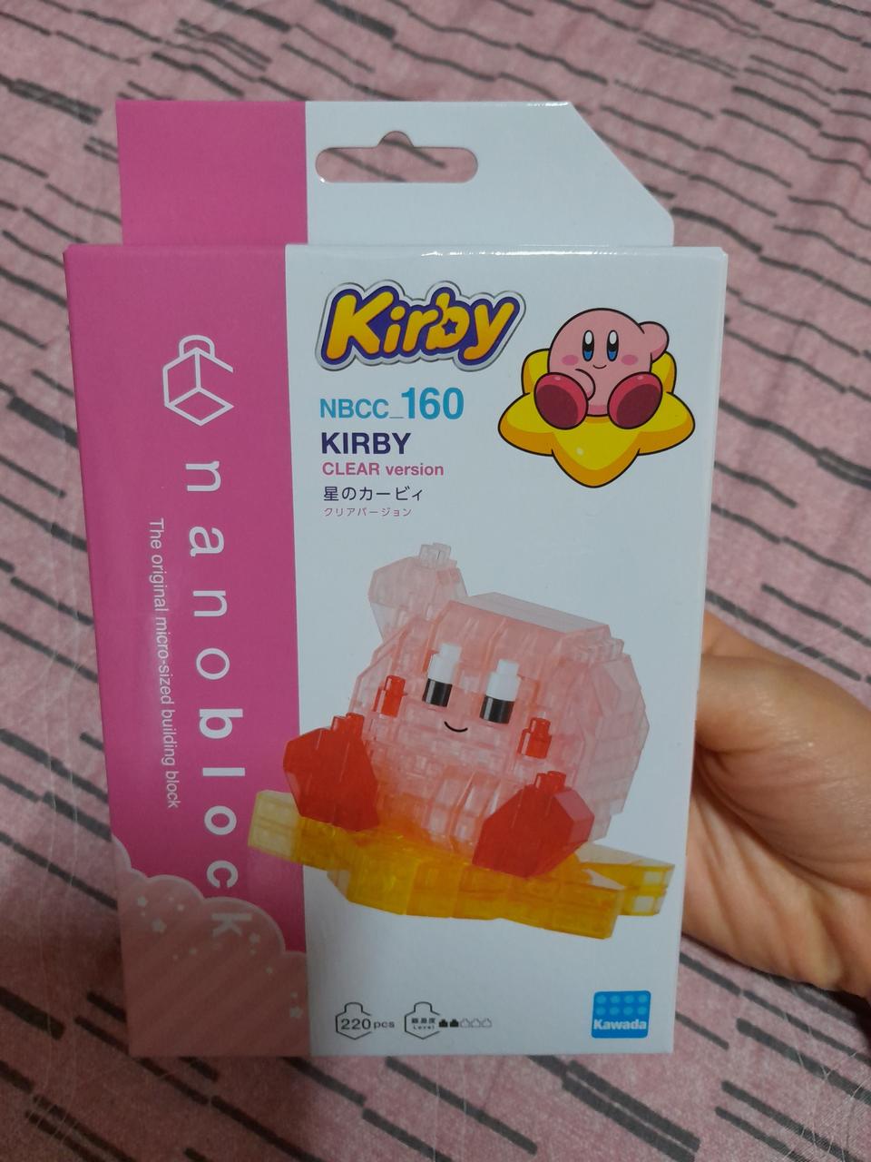 카와다 별의커비 나노블럭 클리어 버전 판매