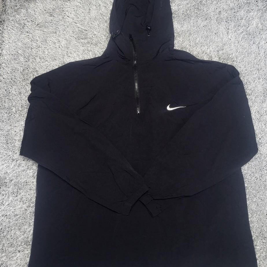 나이키 블랙 반집업 아노락 후드 사이즈실측참조