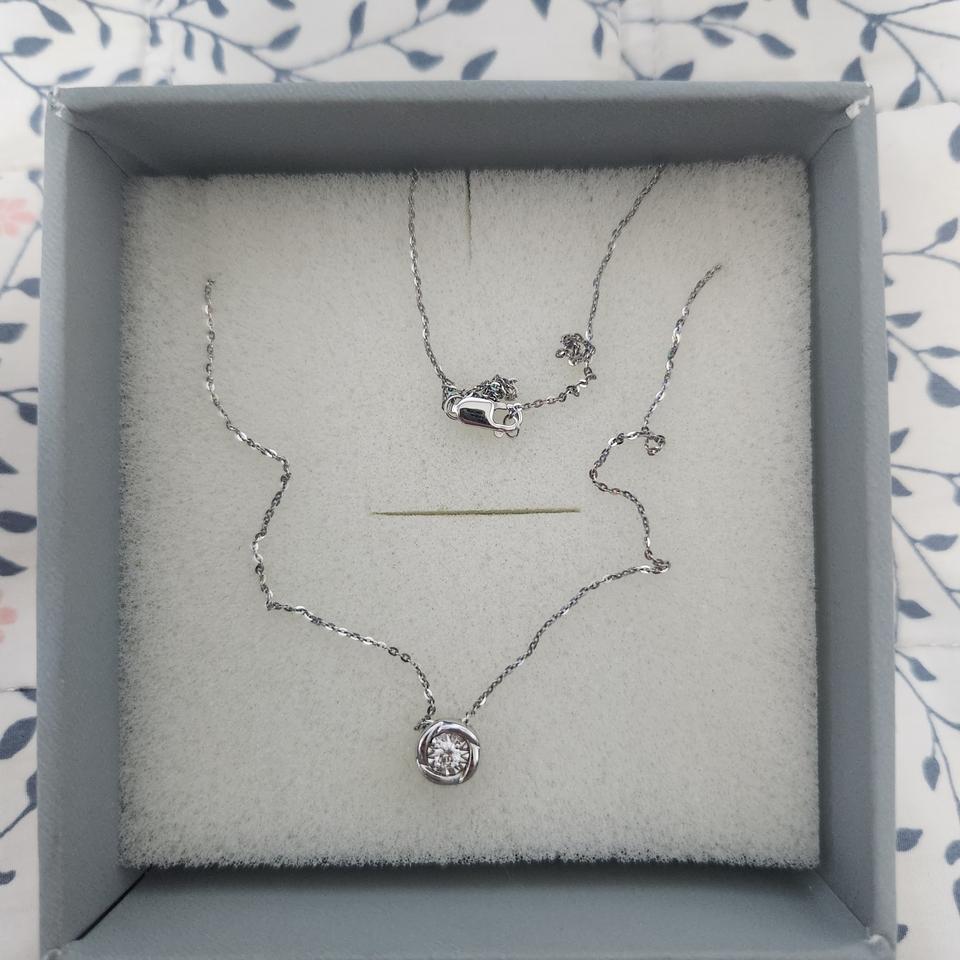 18k 다이아몬드 목걸이0.08ct