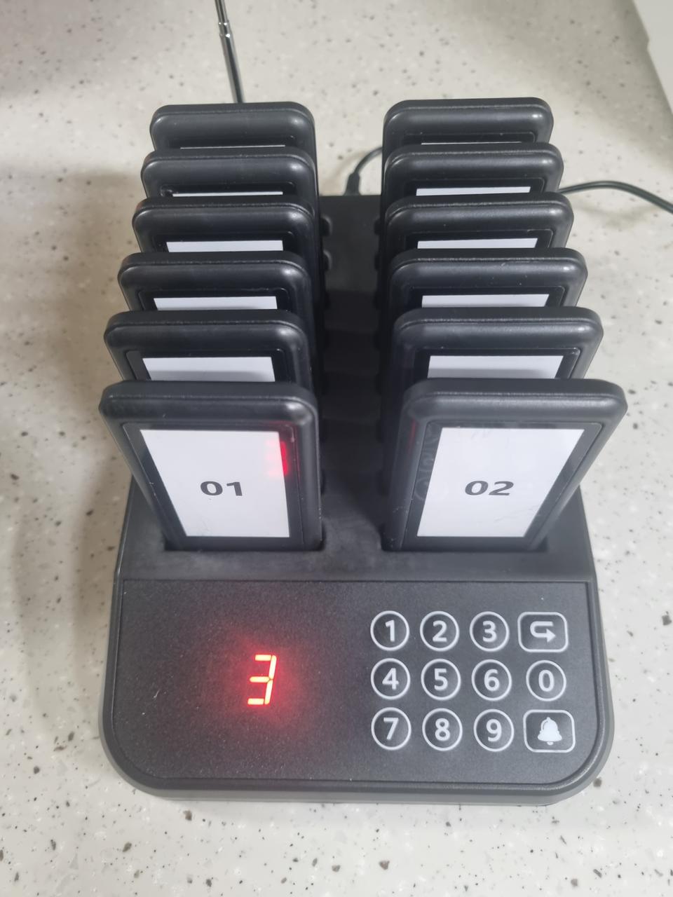 진동벨 12구 세트 (미사용품)