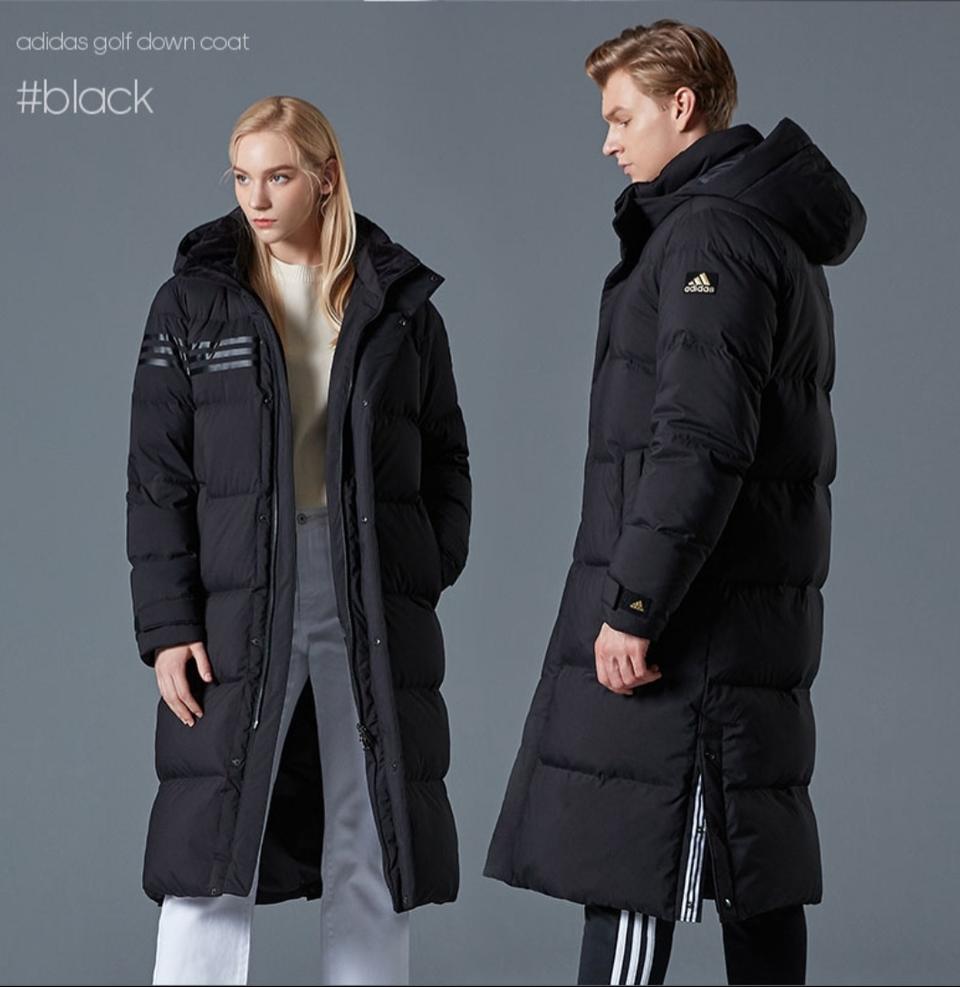 [공용95] 아디다스 골프 구스다운 롱패딩