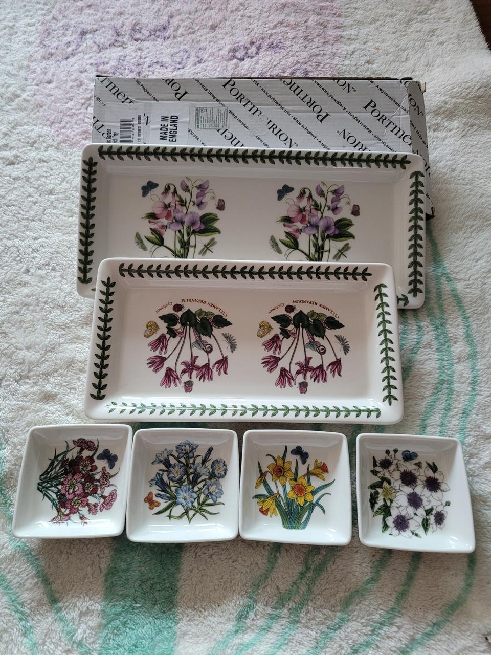 (일괄가격)포트메리온 직사각 2피종지4피