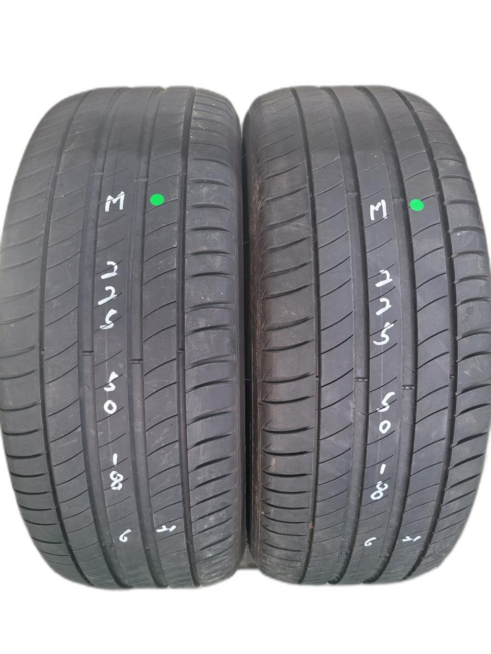 225 50 18 중고타이어 미쉐린 프라이머시3 2본