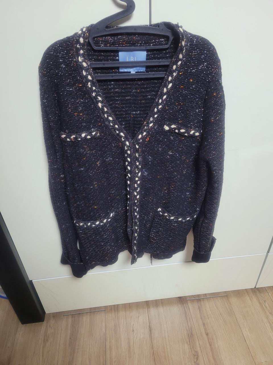 LBL트위드 니트 가디건