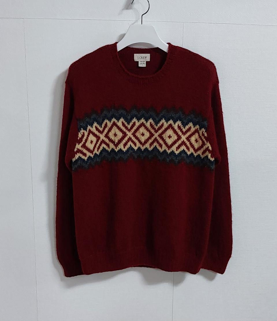 제이크루 순모 핸드니트 스웨터