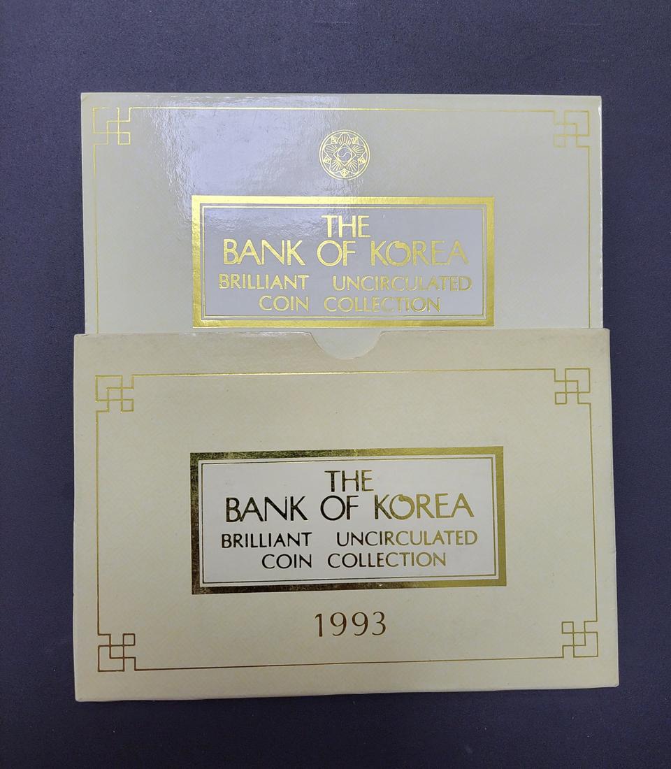 옛날돈 지폐 1993년 민트 세트