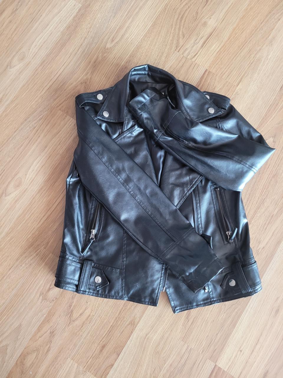 인조가죽 라이더 자켓M