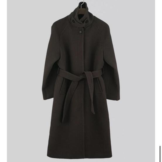 어텀 브라운 롱코트