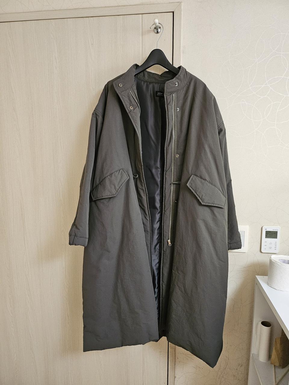 오버핏 롱 야상패딩