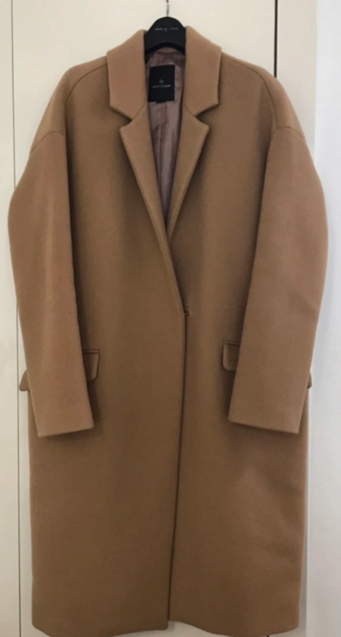 나이스클랍 여성롱코트 울100