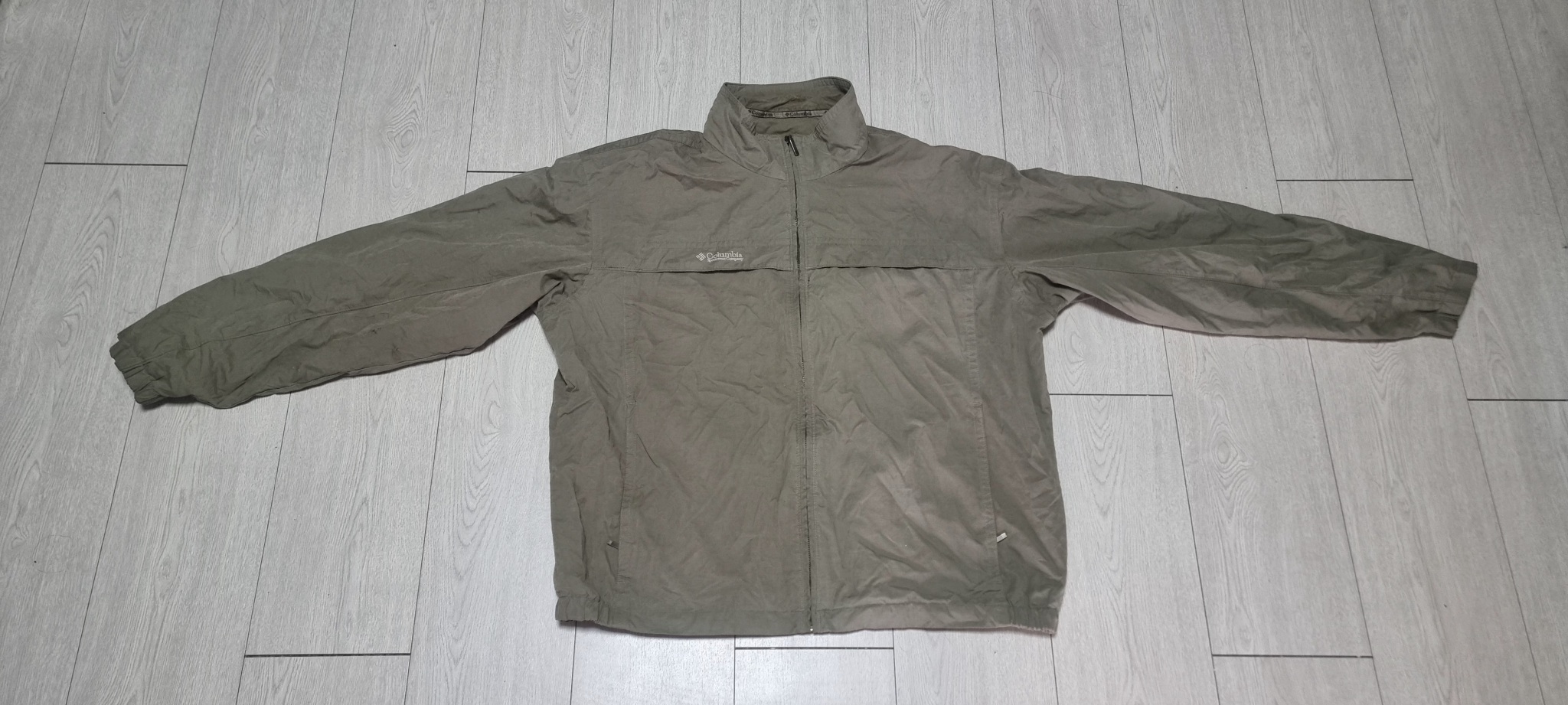 컬럼비아 바람막이 다크베이지 XL