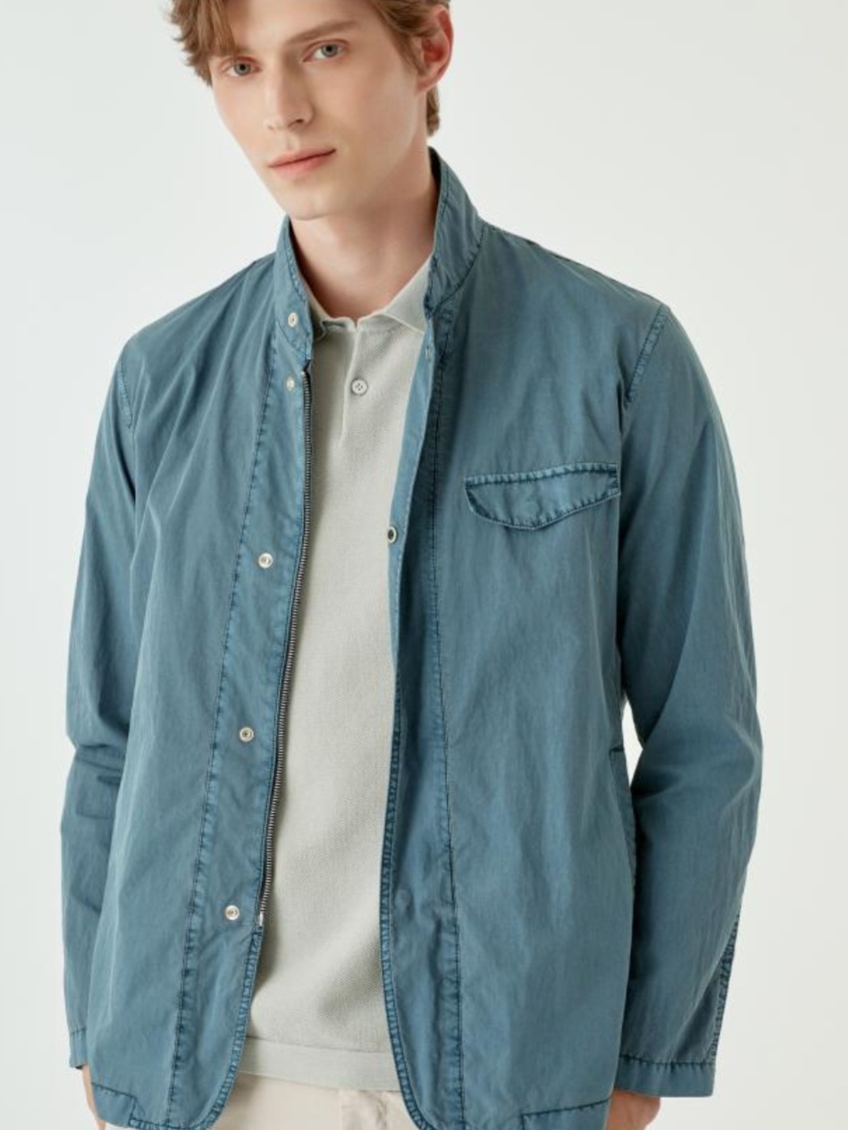 닥스 블루워싱 면혼방 캐쥬얼점퍼 105 (새상품)