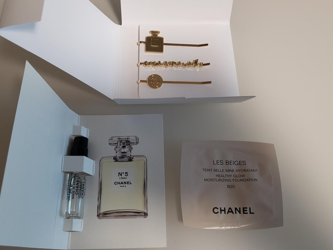 새제품 샤넬 코코 마드모아젤 헤어핀 골드