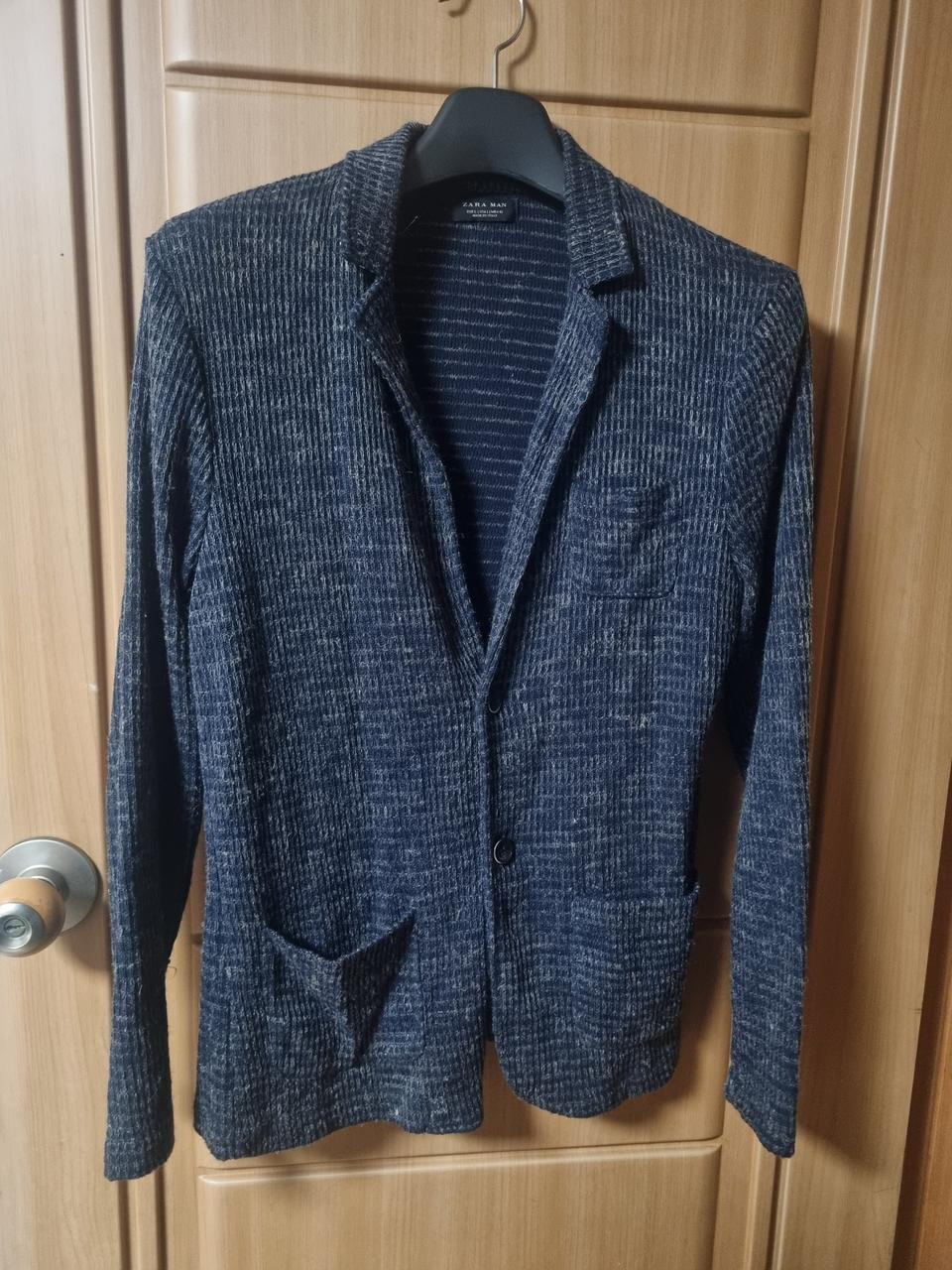 ■(미착용)ZARA 남성 다크그레이 가디건 L사이즈■택포