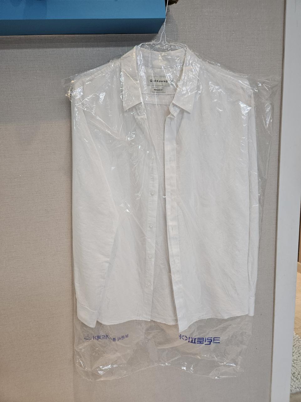 지오다노 남성셔츠 드라이완료