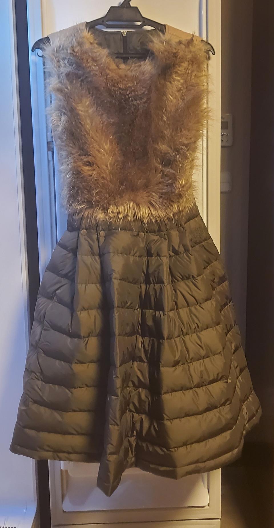 코오롱 거위털 패딩원피스(새제품)