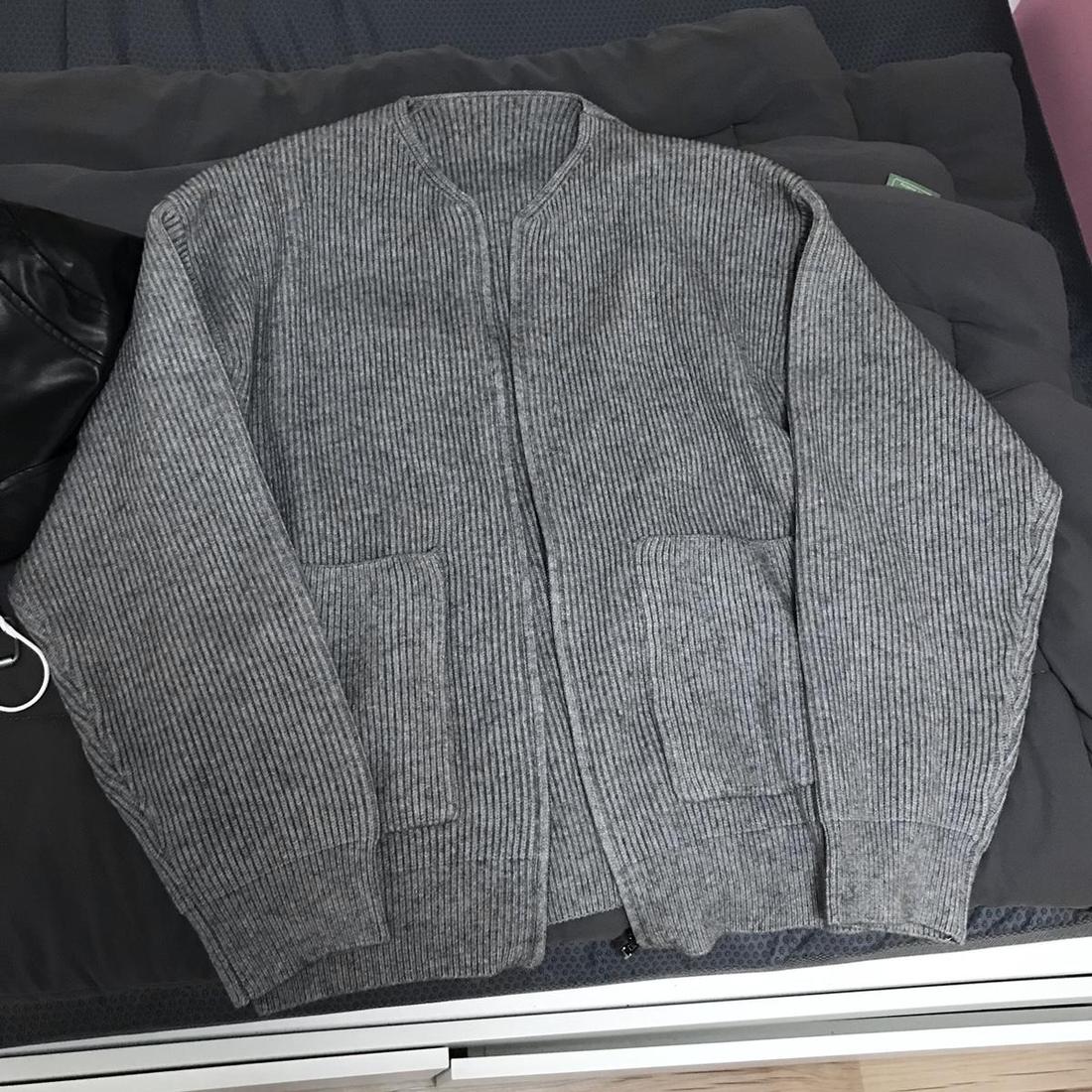 [남녀공용] 노카라 니트 집업 가디건 (bj김인호 착용)