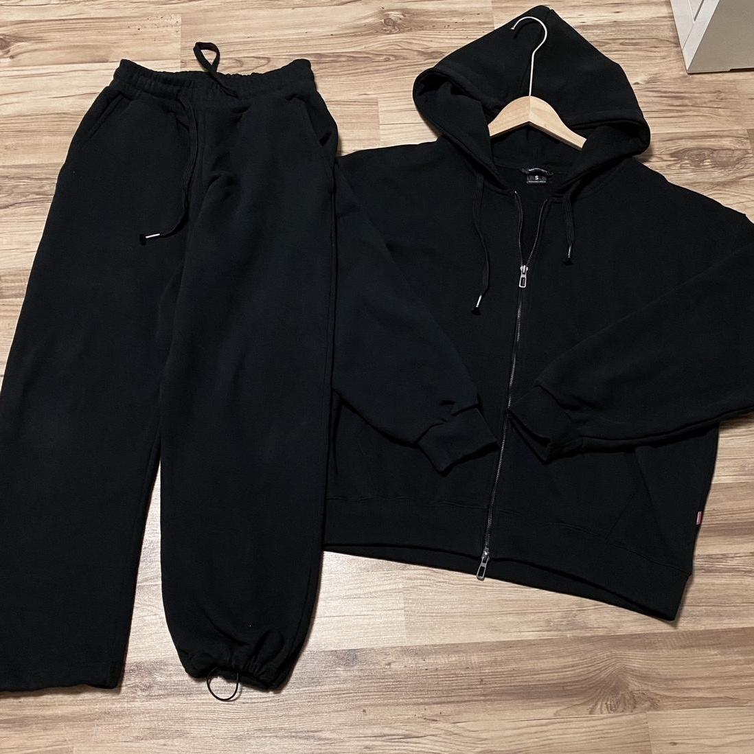 더블유브이프로젝트 후드집업 + 와이드팬츠 트레이닝 세트
