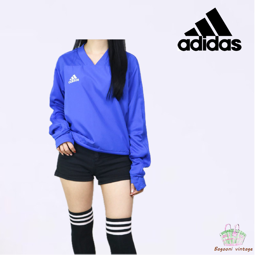 Adidas 아디다스 브이넥 블록코어 티셔츠
