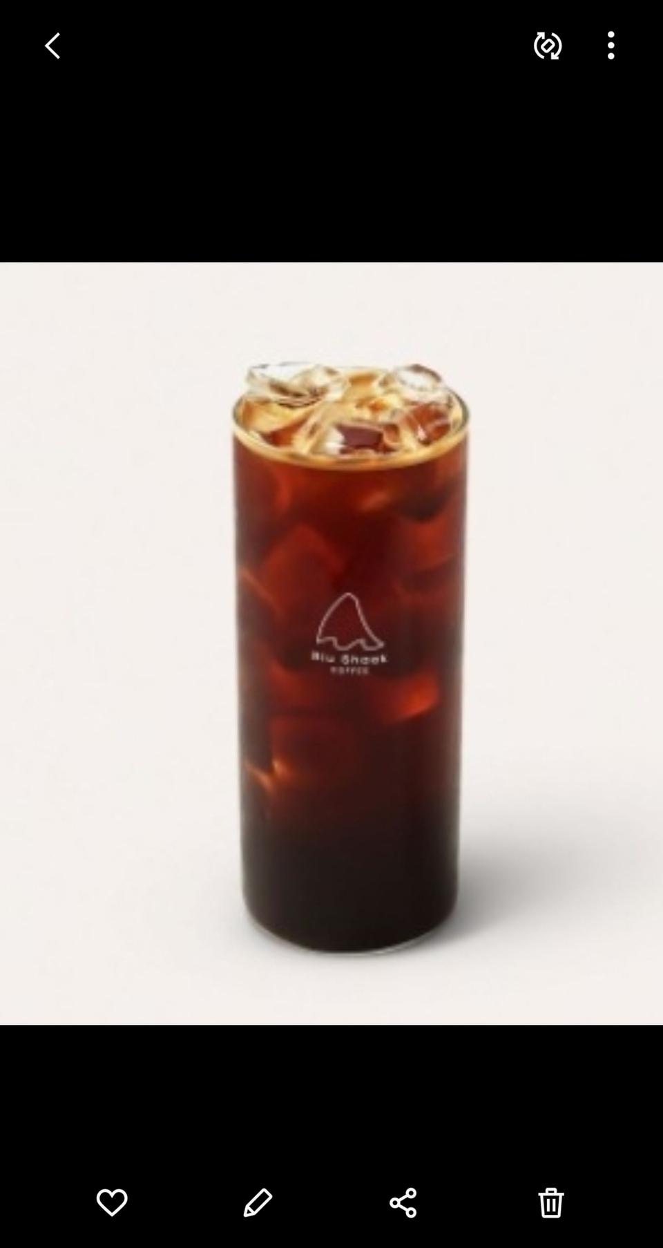 블루샥 아메리카노 800원