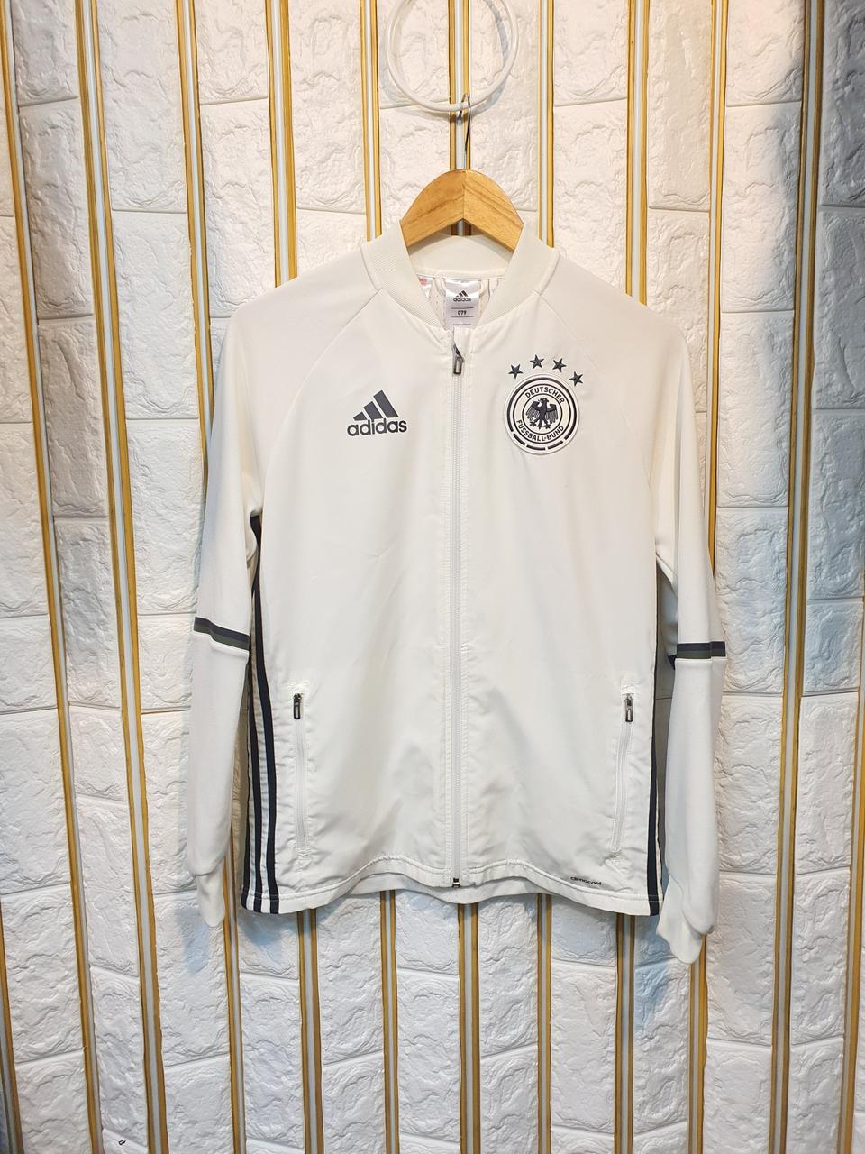 아디다스져지 여성 독일 화이트 희귀 대장급 트랙탑 y2k