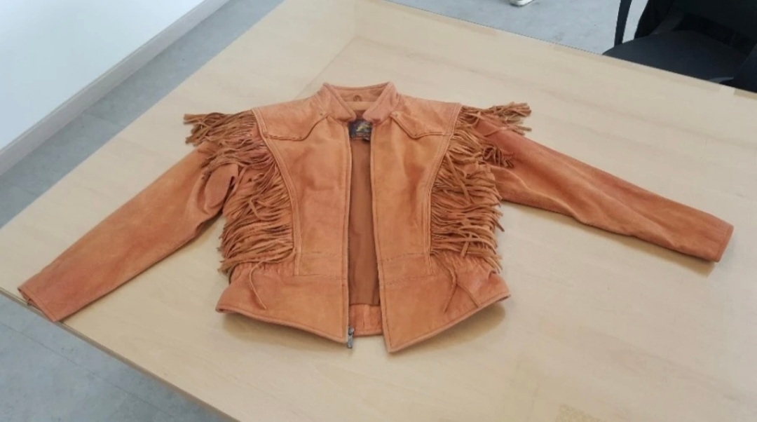 ADVENTURE BOUND 프린지 천연가죽 자켓 L