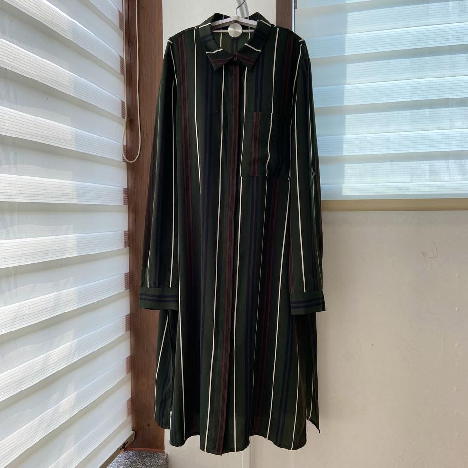 미쏘 브랜드 여성 셔츠 남방 가을 롱 원피스