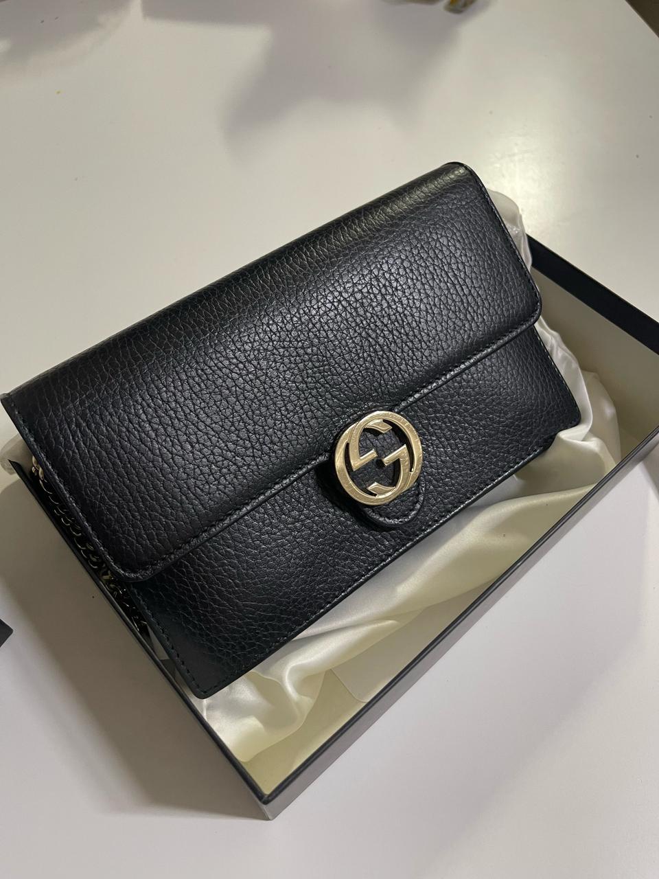 구찌 인터로킹 GG월렛 스몰
