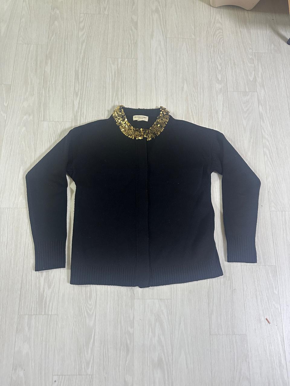 정품 버버리 니트 가디건 모 캐시미어 55/66 가단50길이56
