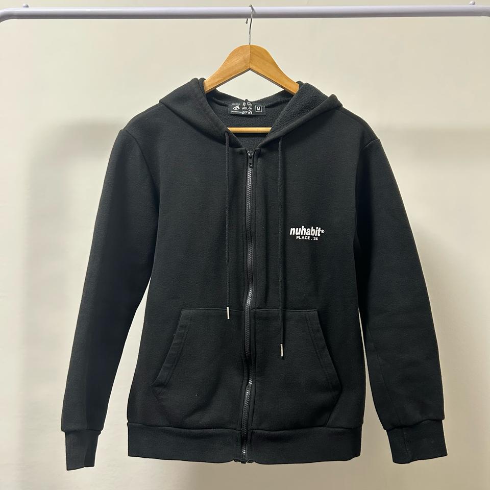 뉴해빗 기모 후드집업