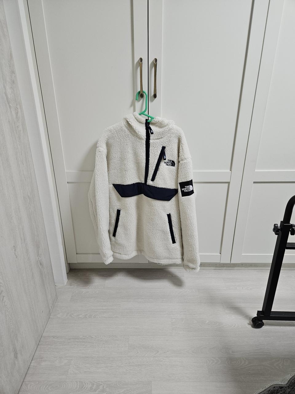 노스페이스 리모 플리스 아노락 S 아이보리