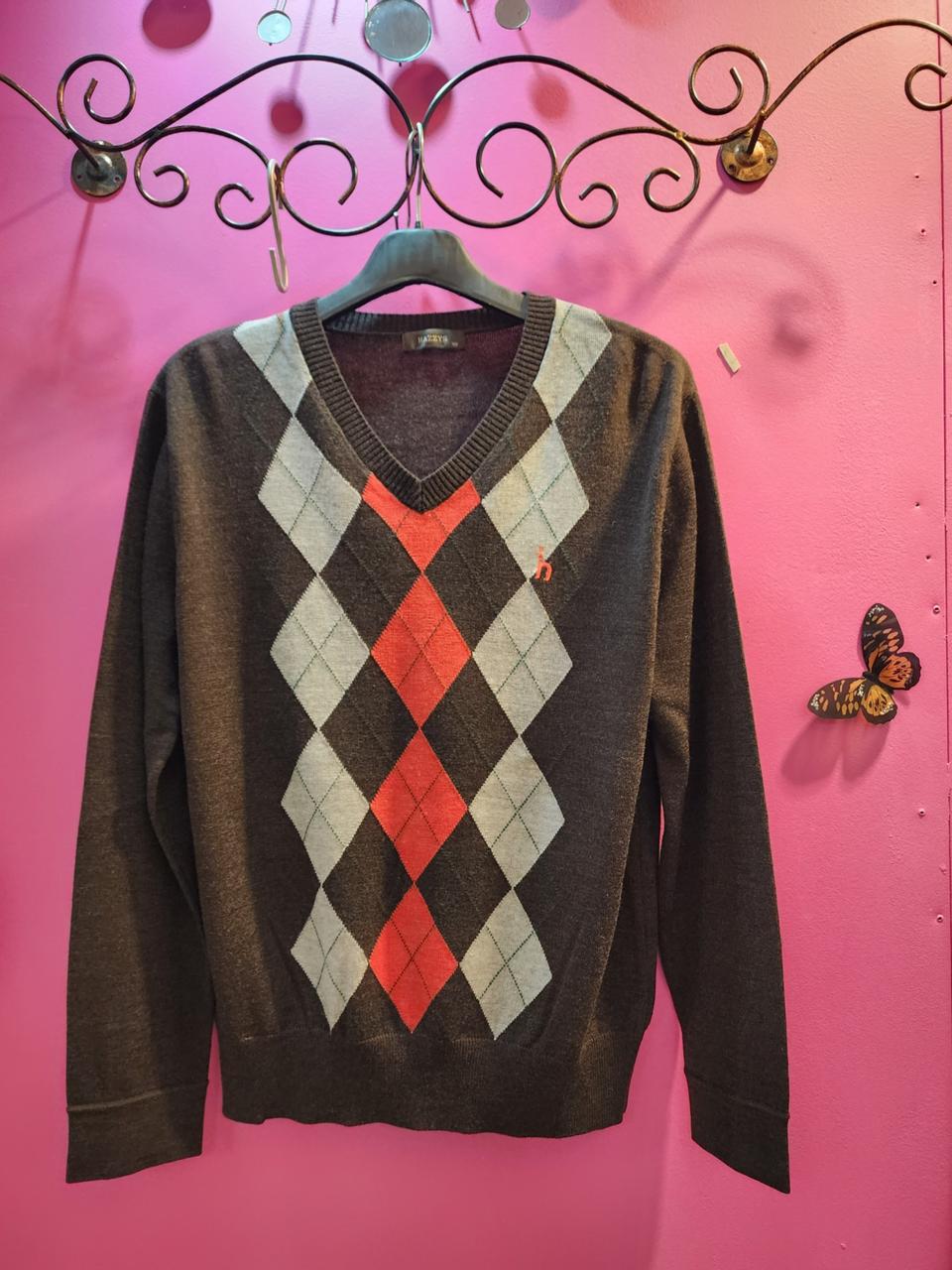 헤지스 브이넥니트티100(남)