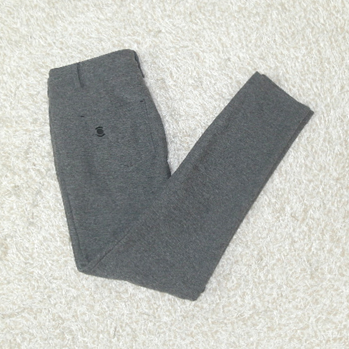 27)와이드앵글 우먼스 스키니핏 기모 스판 팬츠