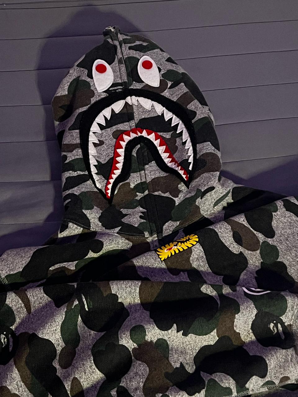 베이프 풀카모 후드집업 PONR (XL)