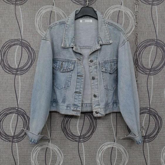 제이빔21년 숏데님자켓