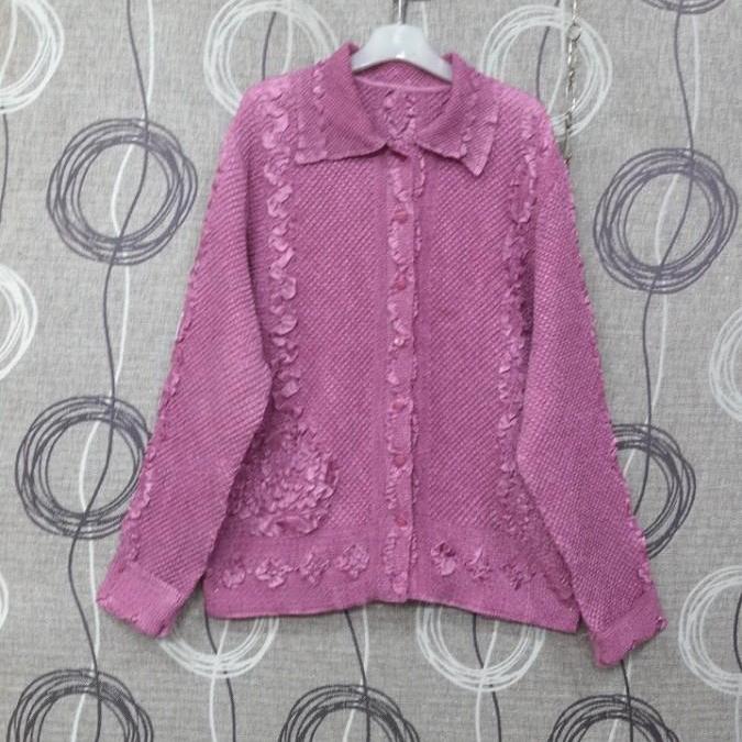 신축 빅사이즈 플리츠자켓