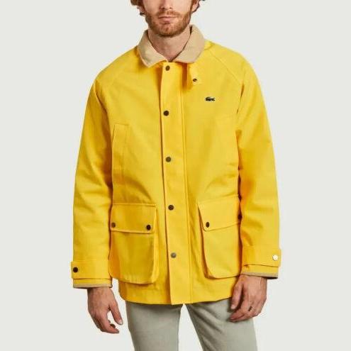 [L(110)]라코스테 캔버스 코듀로이 카라 헌팅 자켓 새제품 판매