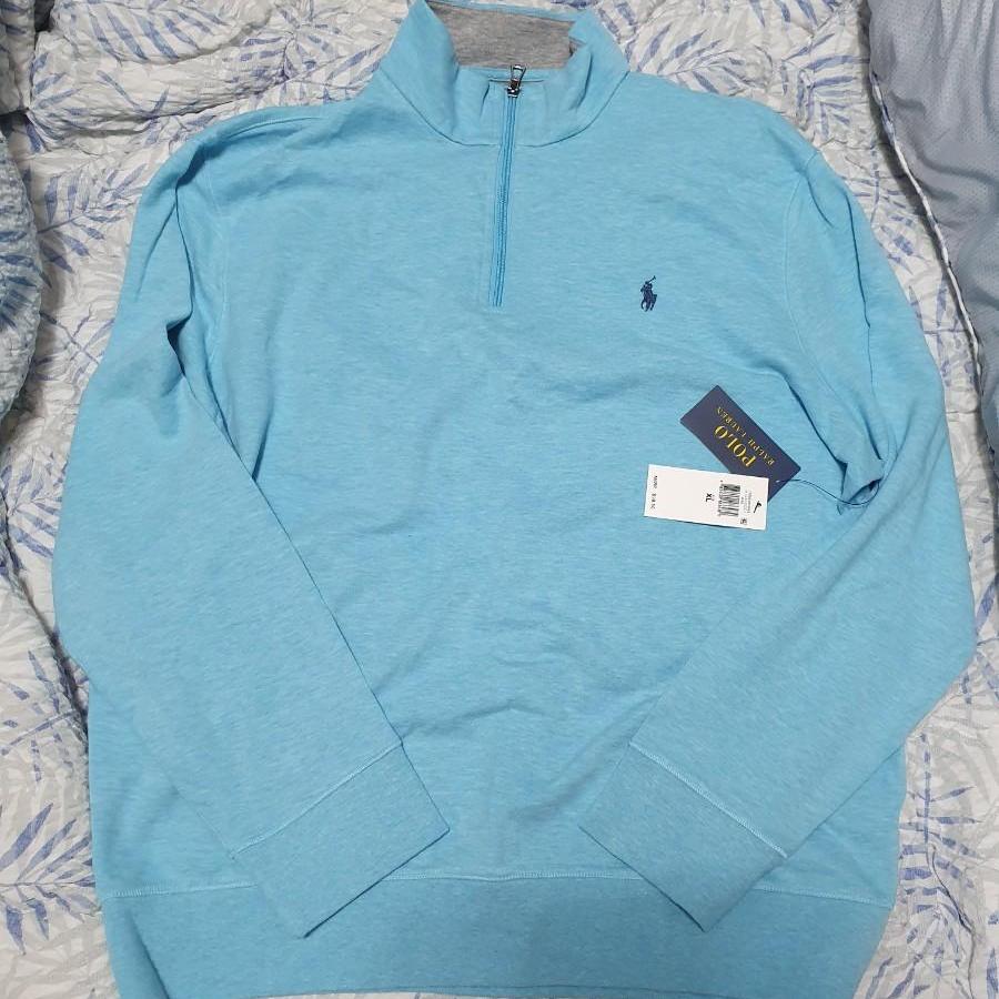 [XL(110)] 폴로 피마코튼 하프집업 반집업 맨투맨 새제품 판매