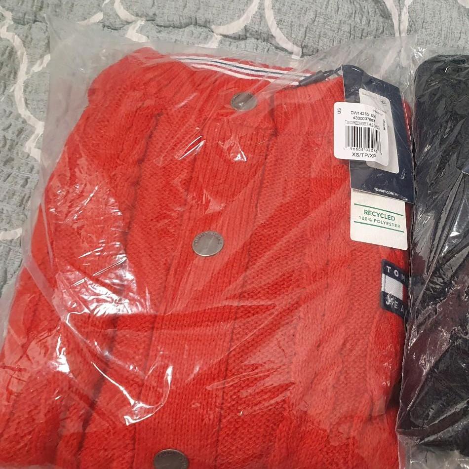 [XS] 타미 오버핏 케이블 가디건 나연 가디건 새제품 판매