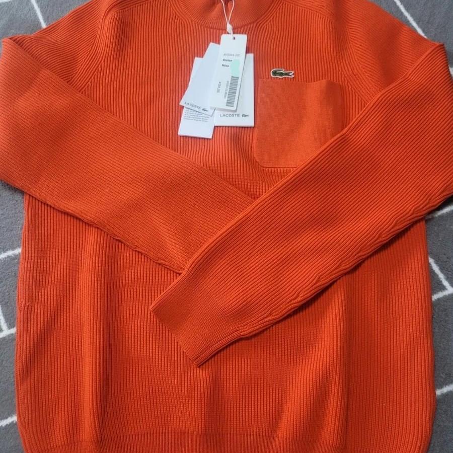 [5(100~105)] 라코스테 포켓 라운드 풀오버 새제품 판매