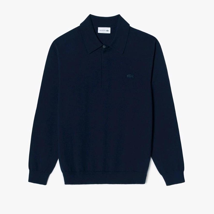 [3(95~100)] 라코스테 클래식핏 울 카라티 새재품 판매