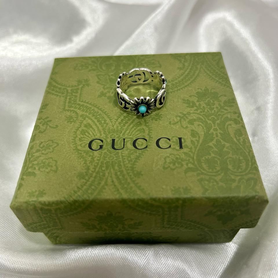 구찌 더블 G 자개 반지 - 16