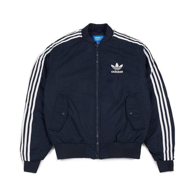 아디다스 오리지날 MA1 패딩 봄퍼자켓 네이비 L