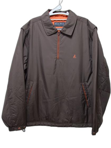 빈폴 골프 폴리패딩 반집업 방풍아웃웨어 택100