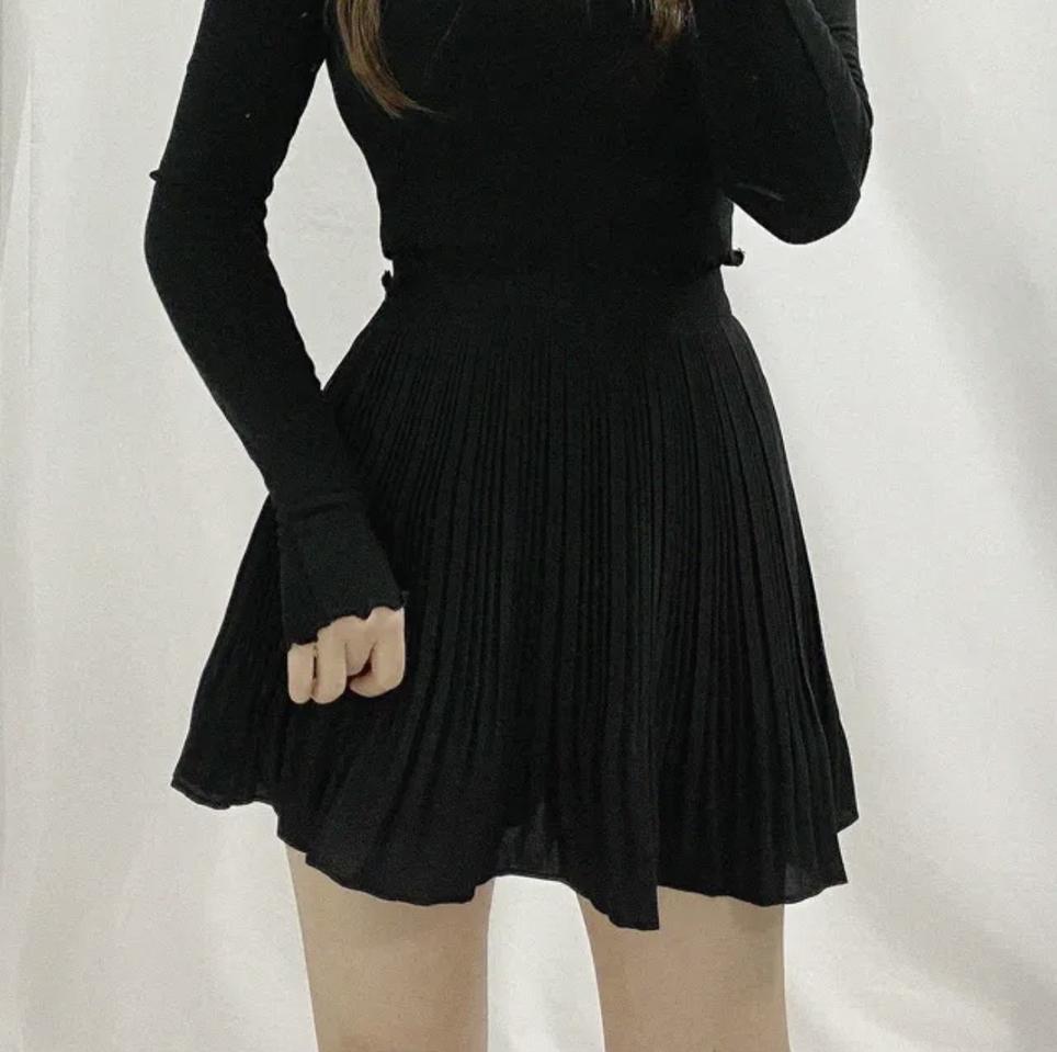 플리츠 치마바지(1회 착용)