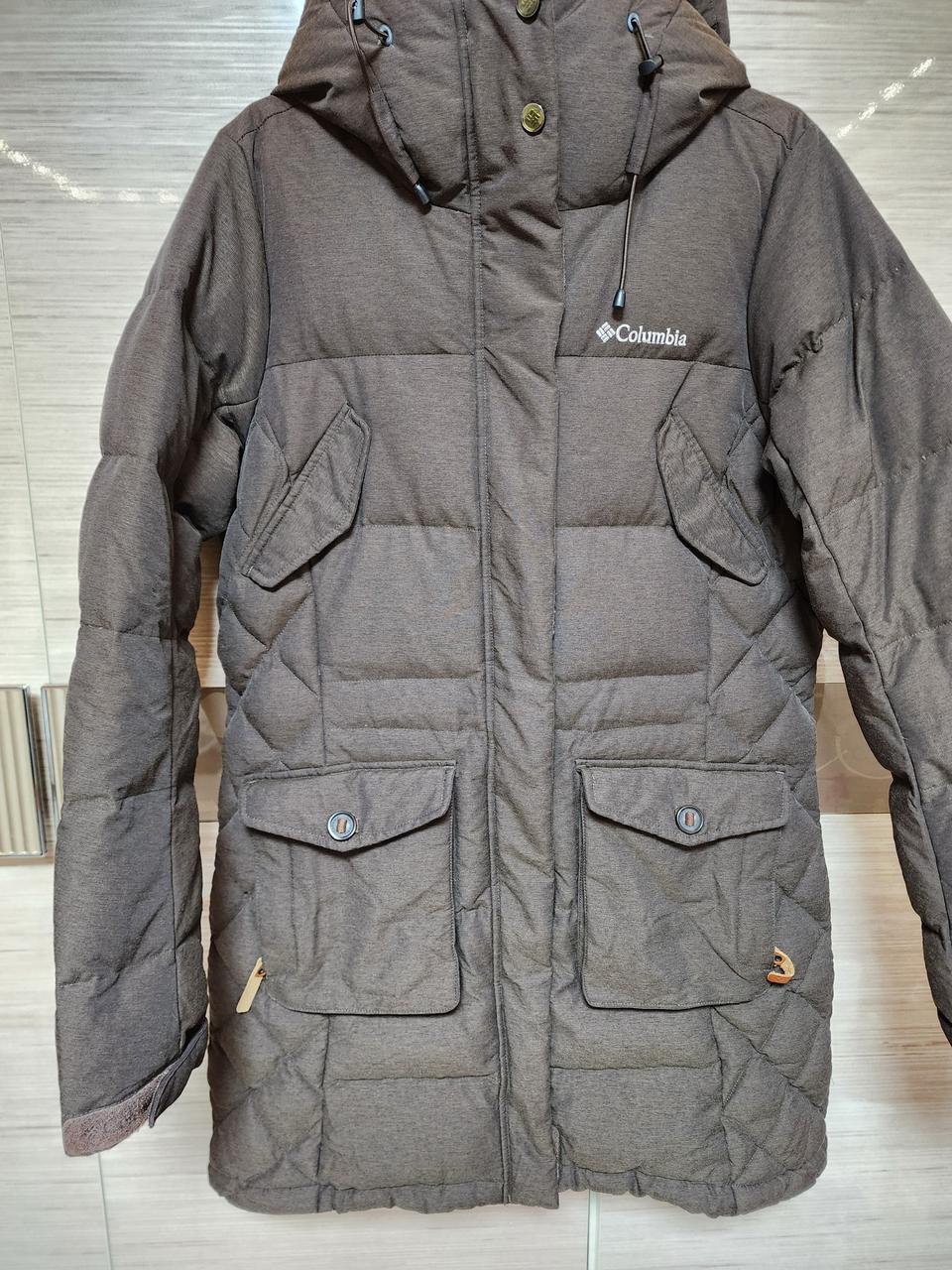 여성100) 컬럼비아 여성 거위털 롱패딩 L사이즈