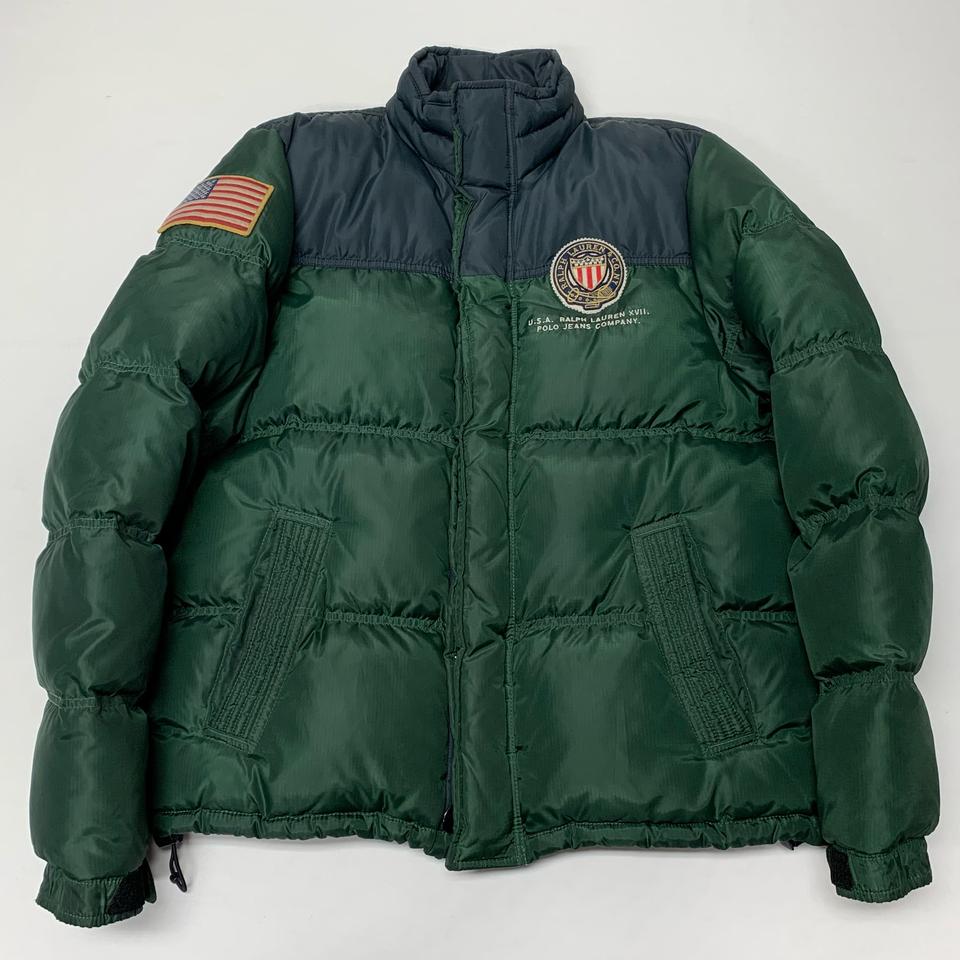 폴로 성조기 덕다운패딩 (L)