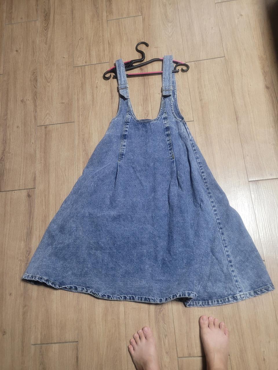 흔치않은 청 원피스