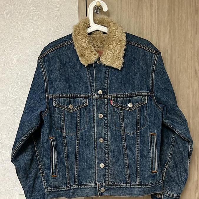 리바이스 데님 퍼 자켓