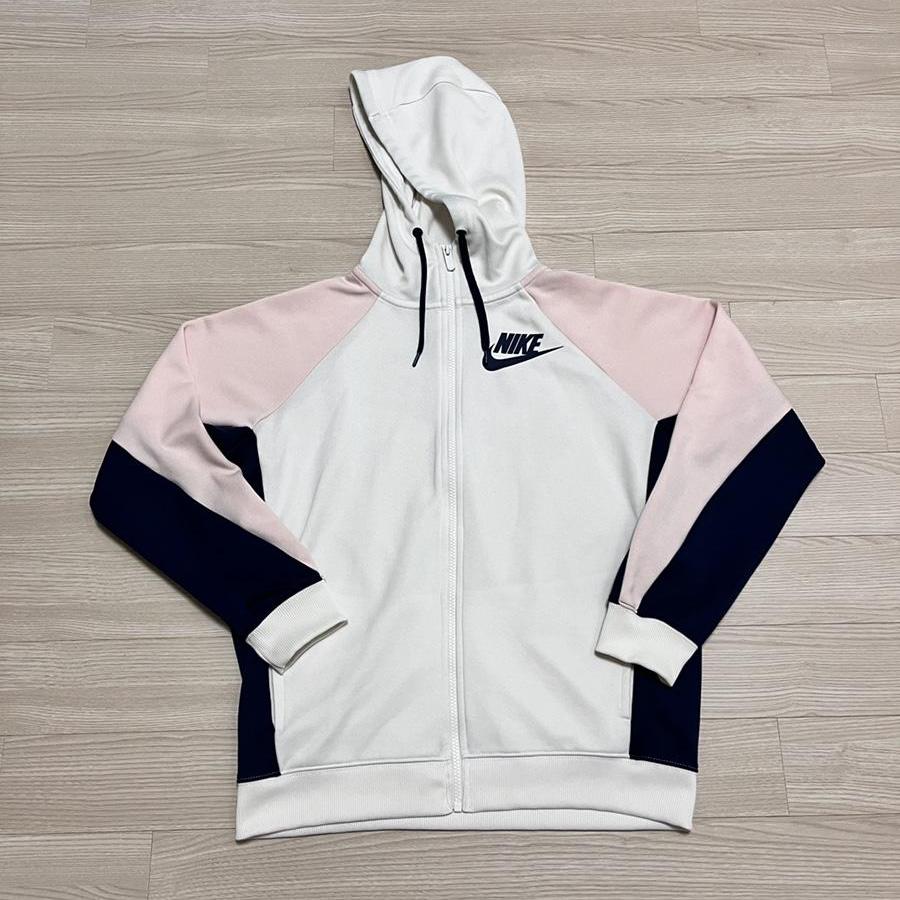 나이키 대장급 핑크 후드집업 M